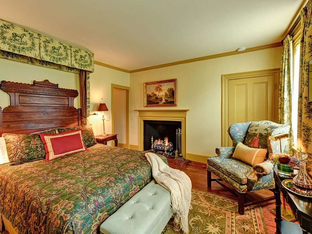 A stunning guest room at our Bed and Breakfast, rated as the best place to stay on the Seacoast of New Hampshire