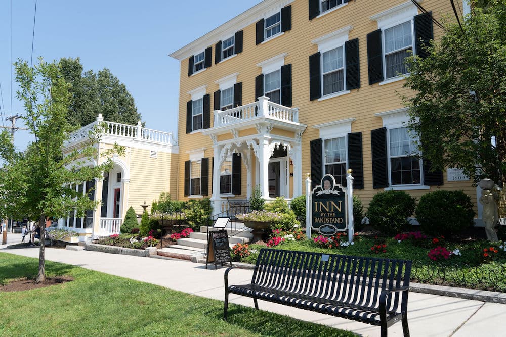 Front exterior of our Hotel in Exeter, NH near Phillips Exeter Academy